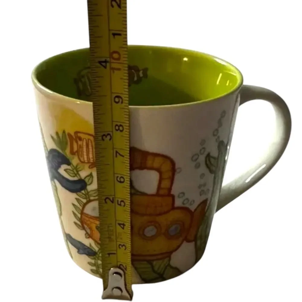 Starbucks Under The Sea Submarine Sea Life Mug Yellow Submarine 2010 mug